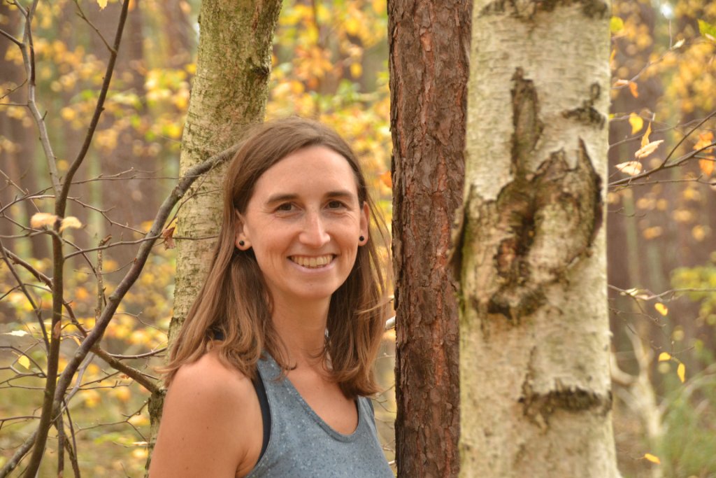Anne Birkenbeul im Wald